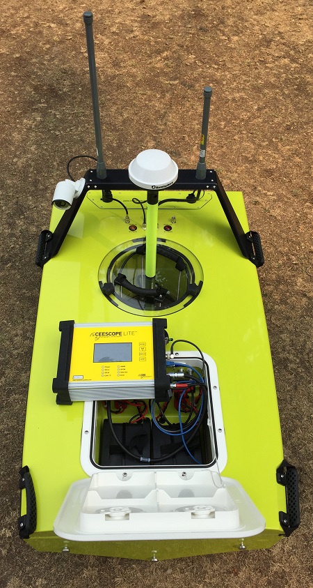 remote control survey boat